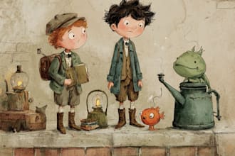 design whimsical professional children storybook