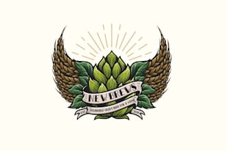 create a professional craft beer company logo