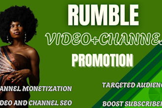 do organic rumble video promotion rumble organic followers