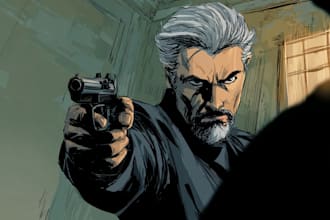 create dark, gritty comic book art