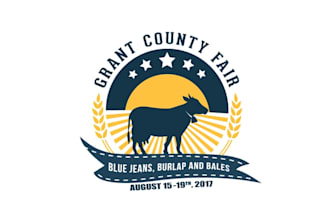 make enhance existing logo for grant county fair 2017