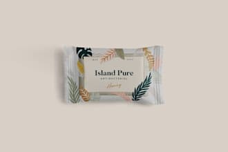 design packaging pouch label design
