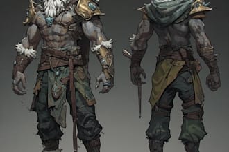 fantasy character art and fantasy character art