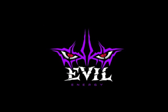 design unique surprising evil energy logo