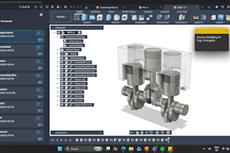 do 3d modelling for 3d printing, 2d technical drawing and prototyping