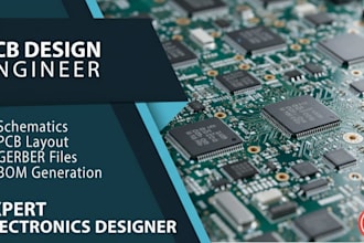 do pcb design schematic circuit design pcb layout and audio pcb with gerber file