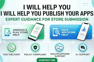 provide a ready to publish android app and play console setup guidance