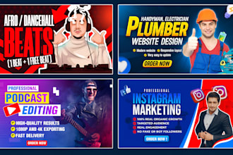 design 2 gig image, fiverr gig picture, youtube thumbnail