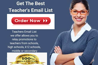 deliver linkedin verified US school teachers prospect leads