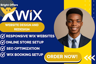 be your wix website designer, wix expert, wix developer for responsive website