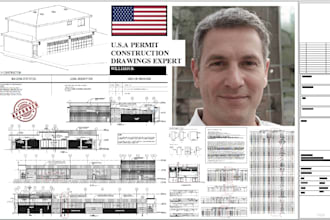 draw permit construction plans architecture mep residential commercial blueprint