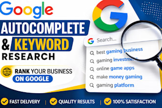 do google autocomplete, bing, analysis for website ranking