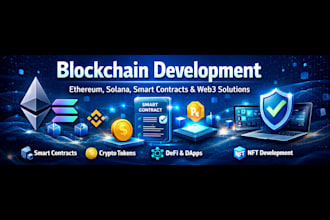 develop blockchain apps on ethereum, solana, polygon, and more