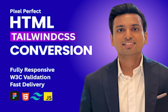 do figma to html css tailwindcss responsive ai website