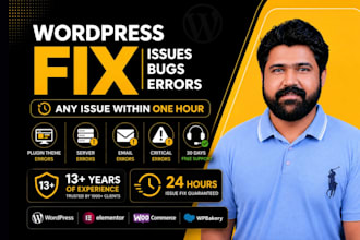 fix wordpress issues, fix wordpress error, fix wordpress critical error