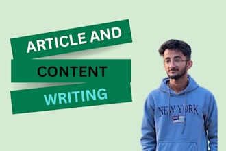 article and content writing