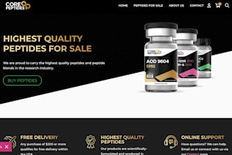 build peptide website fda complaint research nutraceutical website