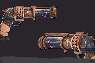do stylized 3d models with high quality textures