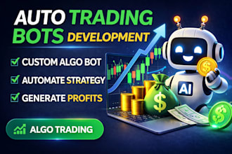 build a custom trading bot or automate your trading strategy