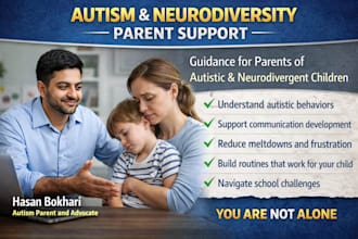 guide parents of autistic and neurodivergent children with support strategies