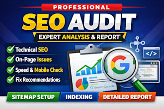 do technical SEO audit and website analysis report