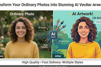 convert your photos into stunning ai vector illustrations unique artwork
