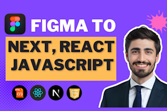 convert figma design to responsive react website, figma to react, next