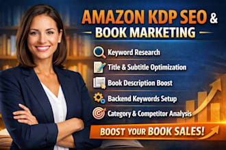 do amazon KDP SEO optimization  book marketing and keyword research