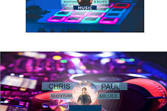 design a stylish youtube cover for any niche