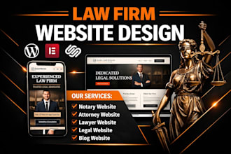 design responsive wordpress lawyer attorney law firm legal website
