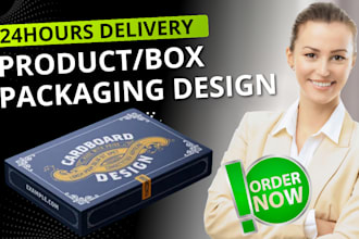 create packaging box dieline design with cut lines for products packages
