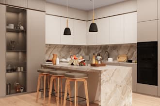 3d interior visualization artist