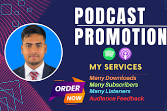 promote your podcast globally on apple podcasts and spotify