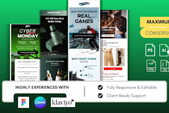 design expert klaviyo, figma email template, newsletter