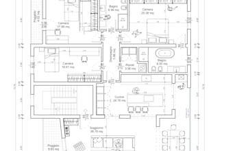 redraw your floor plan in autocad and convert PDF to dwg