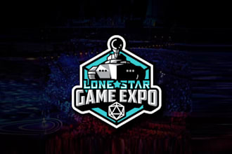design a cool top quality logo for the lone star game expo