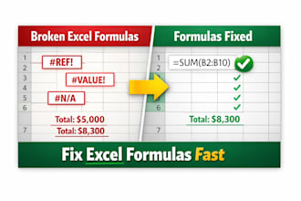 fix broken excel formulas in your spreadsheet