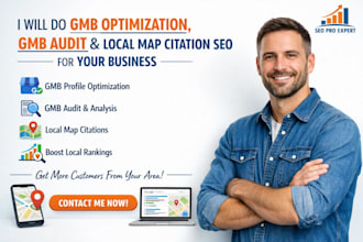 do fr ger IT gmb optimization gmb audit and local map SEO for your business