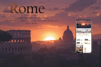 create design a modern airbnb welcome guide or guest guide