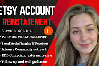 do etsy account reinstatement, etsy reopen, suspension appeal, live chat agent