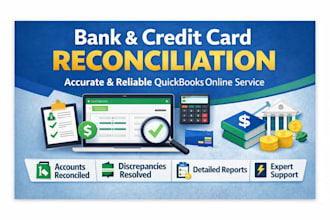 do bank, credit card and ledgers reconciliation