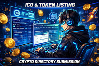 do crypto promotion by submitting token listing ico listing  and coin listing