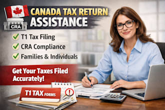 file canada t1 personal tax return and ensure cra compliance