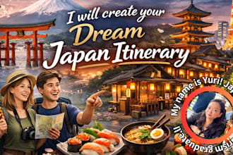 create a personalized japan travel itinerary