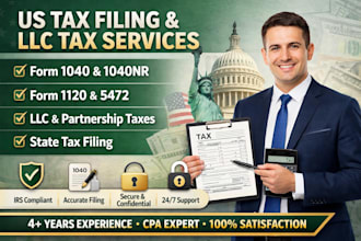 usa tax filling personal business nonresiden file return form 1040 nr 5472