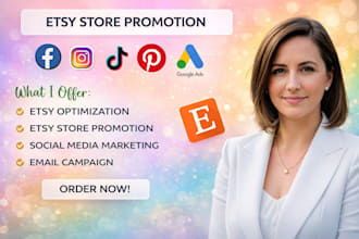etsy shop promotion etsy SEO etsy marketing to boost etsy traffic and etsy sales