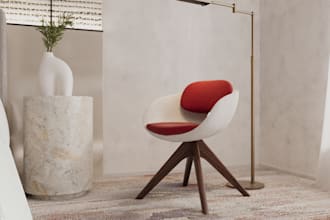 make 3d furniture and product models for you in 3ds max