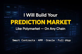build a decentralized prediction market like polymarket