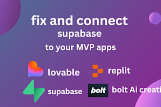 fix and deploy supabase, replit, bolt and lovable mvp apps