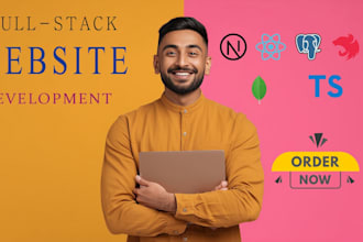 build rebuild custom website development full stack front end back end developer